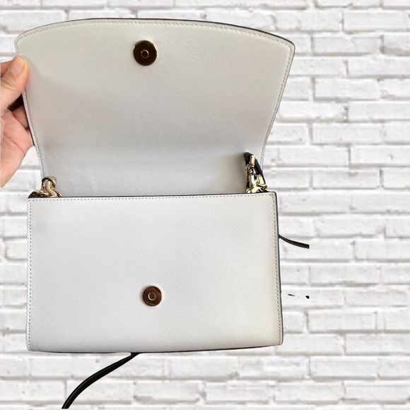 KATE SPADE • Carson Colorblock Saffiano Leather Convertible Crossbody - Picture 6 of 12